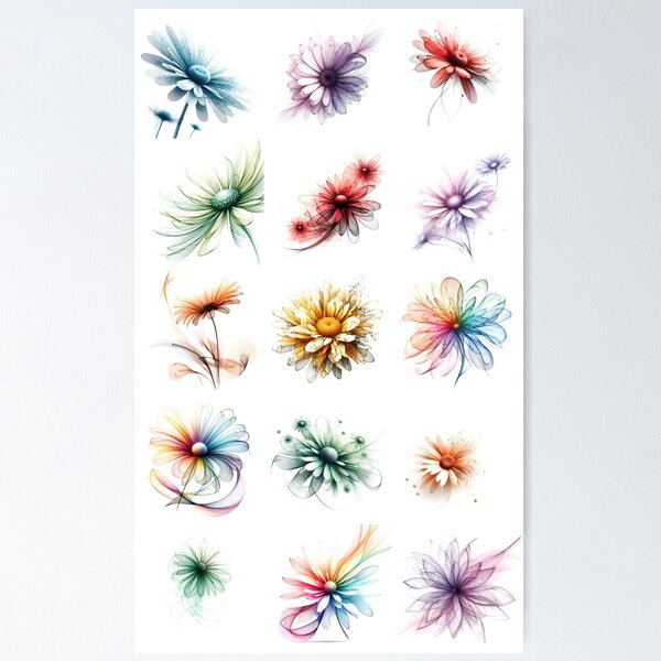 Item preview, Pastel Flowers Montage designed and sold by scottanderson2.