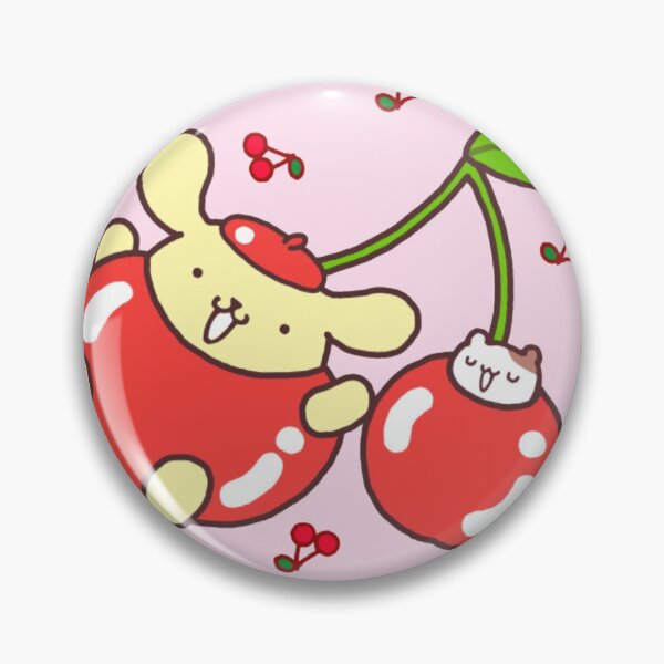 Item preview, cherry pompom designed and sold by purple dojo store.
