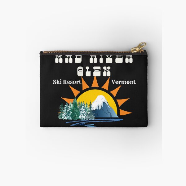 Item preview, Mad River Glen, Vermont U.S.A. White text. Gift Ideas For The Ski Enthusiast. designed and sold by LindaLG.