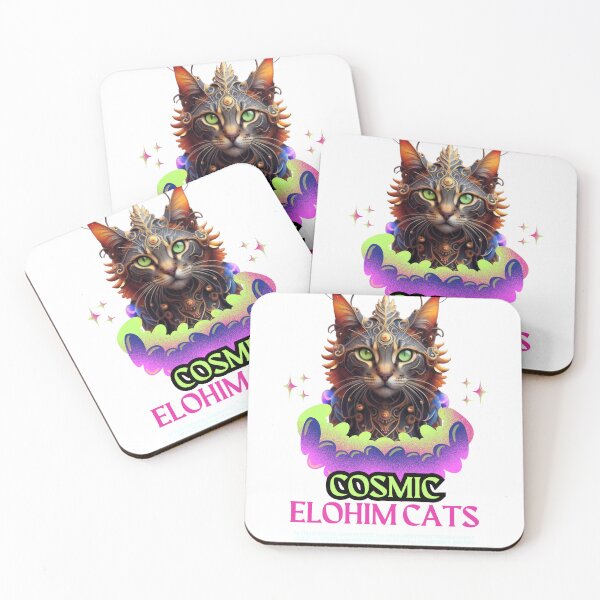 Item preview, Cosmic Elohim Cats IV designed and sold by PatronesKawai.