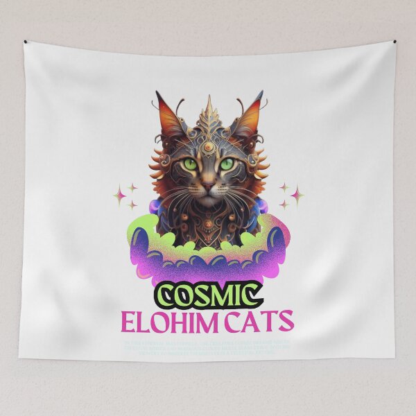 Item preview, Cosmic Elohim Cats IV designed and sold by PatronesKawai.