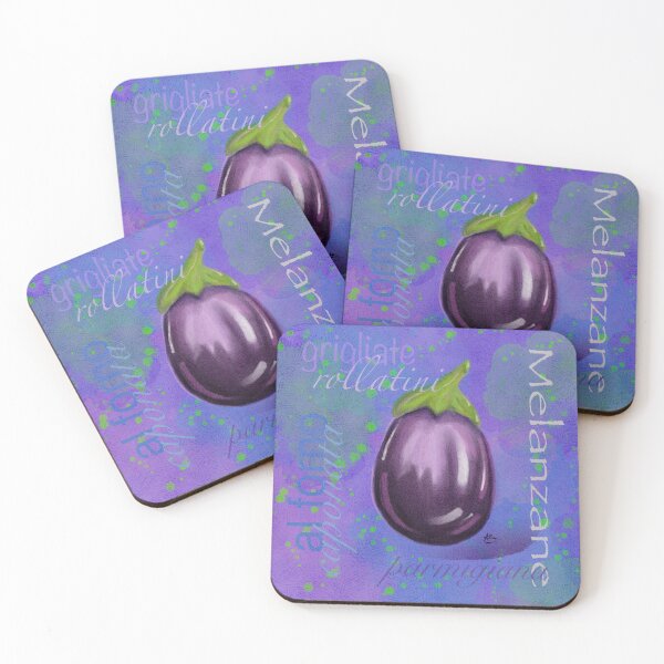 Item preview, Eggplant artwork perfect for your favorite Chef designed and sold by Angela Balazs.
