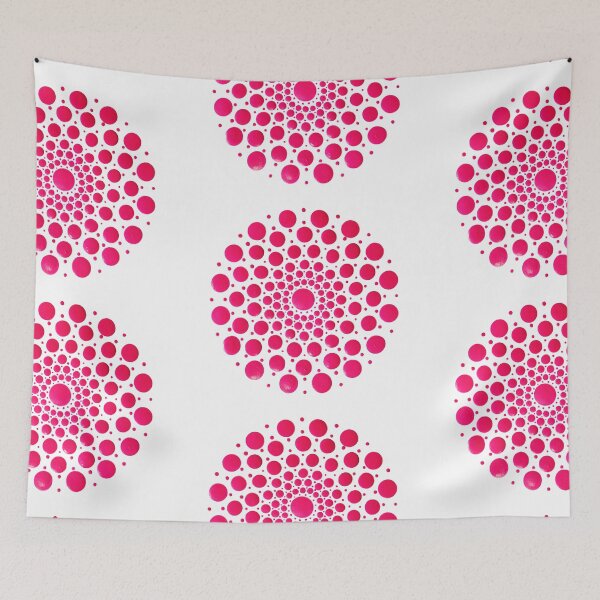 Item preview, Pink Dot Mandala designed and sold by Cardiff Creative.