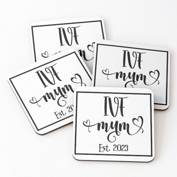 Item preview, IVF MUM Est 2023 - A Heartwarming IVF Tale designed and sold by EmeraldeaArt.