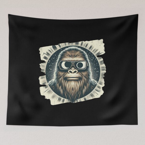 Item preview, Sasquatch Solar Eclipse designed and sold by HeadTurningArt.