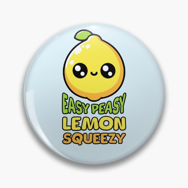 Item preview, Easy Peasy Lemon Squeezy! Cute Lemon Pun! designed and sold by PMCreative.