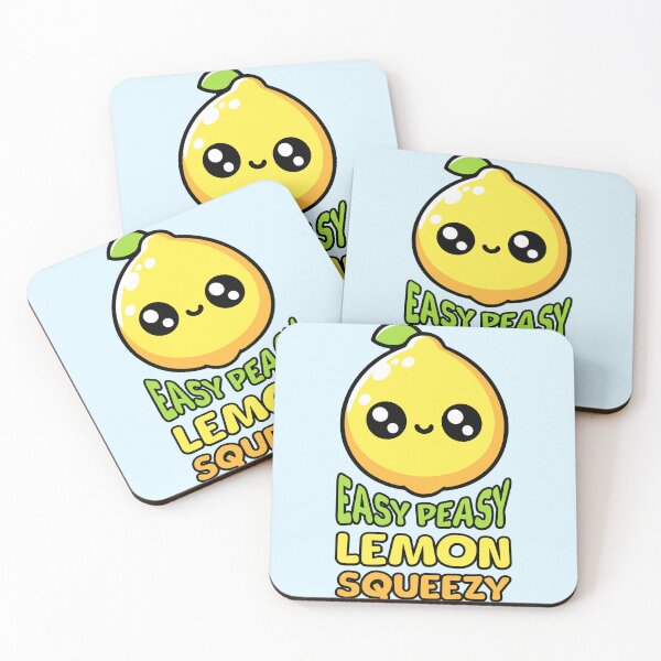 Item preview, Easy Peasy Lemon Squeezy! Cute Lemon Pun! designed and sold by PMCreative.