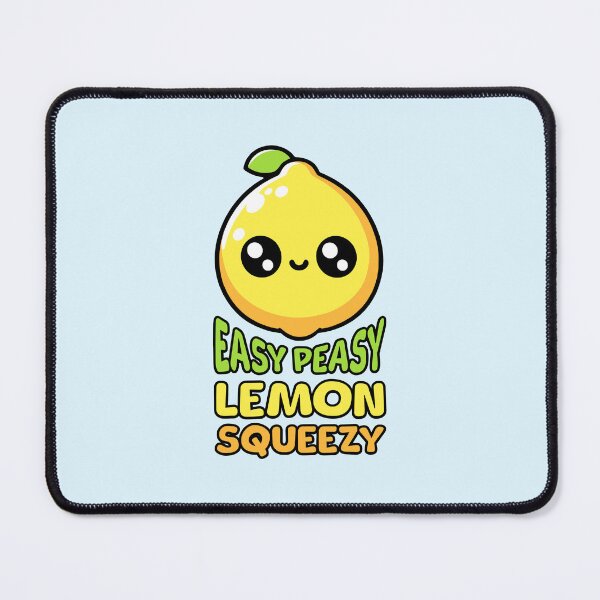 Item preview, Easy Peasy Lemon Squeezy! Cute Lemon Pun! designed and sold by PMCreative.