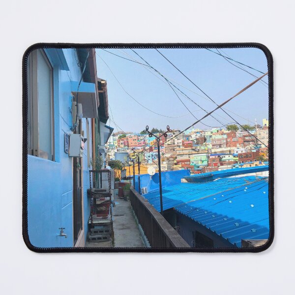 Item preview, Blue Side Street in Gamcheon Culture Village | Busan, South Korea designed and sold by YemmyZImages.