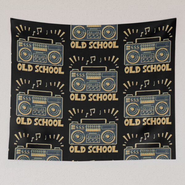 Item preview, Old School Boom Box designed and sold by PlanetMarker.