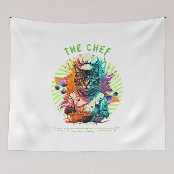 Item preview, Chef Cat designed and sold by PatronesKawai.