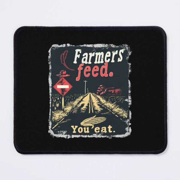 Item preview, No Farmers No Food - Farmers' Strike Road Block Shirt Design designed and sold by zax454.