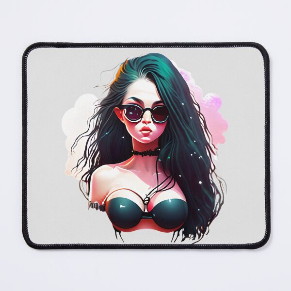 Item preview, Goth Summer Sunglasses Girl designed and sold by Chubuter.