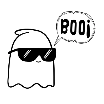 Artwork thumbnail, Boo! Ghost by SwiftPicksStore