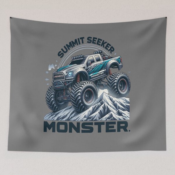Item preview, Monster remote truck - Summit seeker monster - Monster Trucks Are My Jam designed and sold by JansenGS.