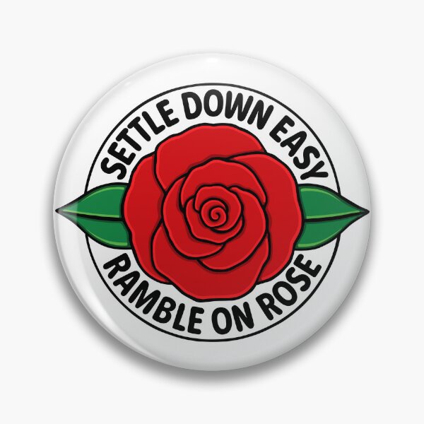 Item preview, Ramble on Rose. Red Rose with Leaves designed and sold by maboles.
