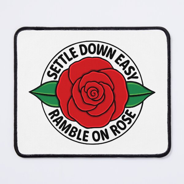Item preview, Ramble on Rose. Red Rose with Leaves designed and sold by maboles.