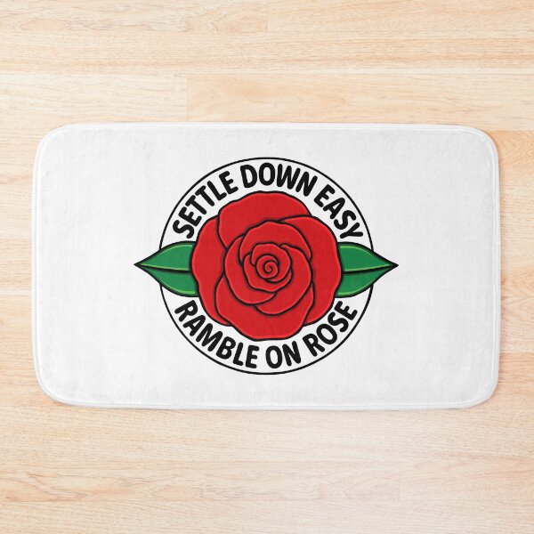 Item preview, Ramble on Rose. Red Rose with Leaves designed and sold by maboles.