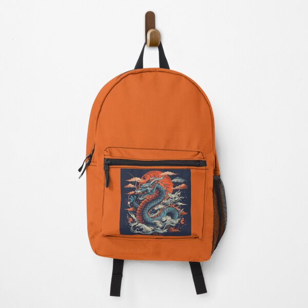 Item preview, Blue-Orange Chinese Lunar New Year Dragon designed and sold by BandA-Merch.