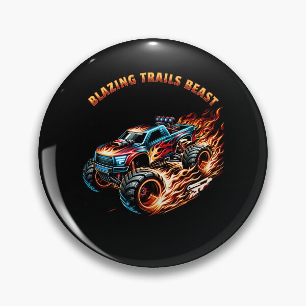 Item preview, Monster remote truck - Blazing trails beast - Monster Trucks Are My Jam designed and sold by JansenGS.