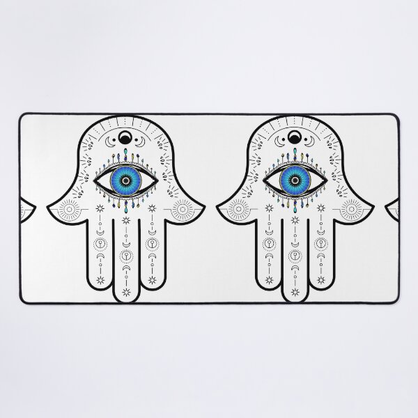 Item preview, Blue All Seeing Eye Hamsa Hand  designed and sold by hamsasoul.