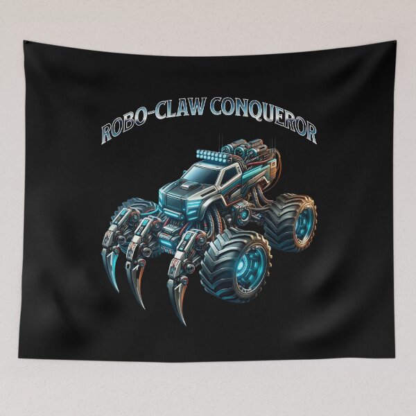 Item preview, Monster remote truck - Robo-claw conqueror - Monster Trucks Are My Jam designed and sold by JansenGS.