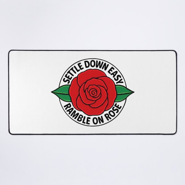 Item preview, Ramble on Rose. Red Rose with Leaves designed and sold by maboles.