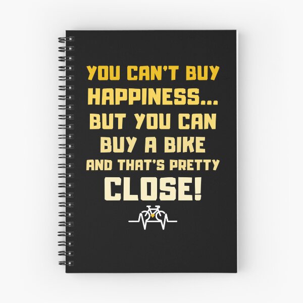 Item preview, You Can't Buy Happiness.. But You Can Buy A Bike! Cycling Humor designed and sold by DomTeesHaven.