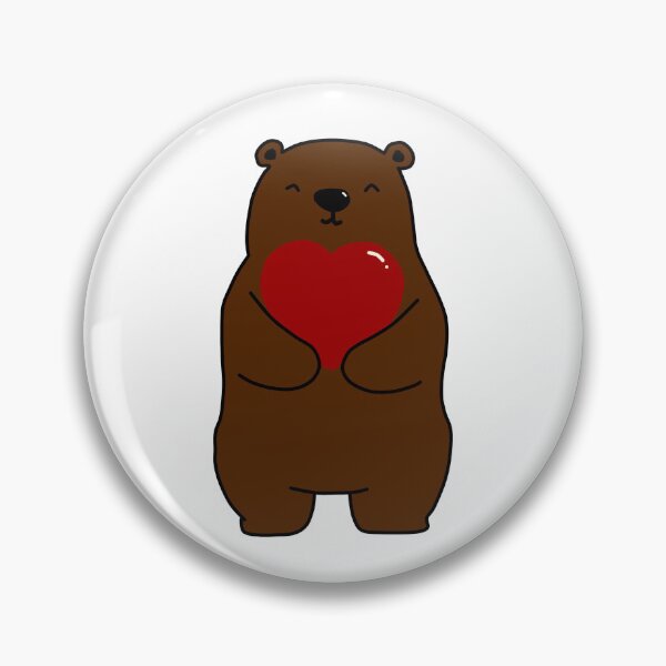 Item preview, Bear with heart designed and sold by ruelia.