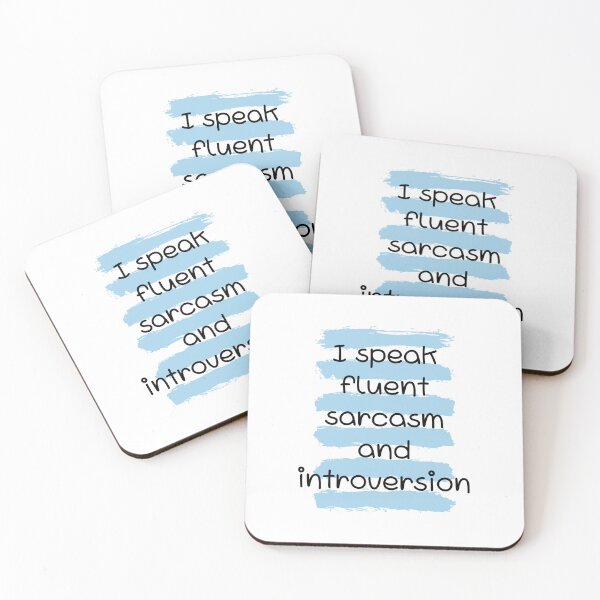 Item preview, I speak fluent sarcasm and introversion  designed and sold by Culmika.