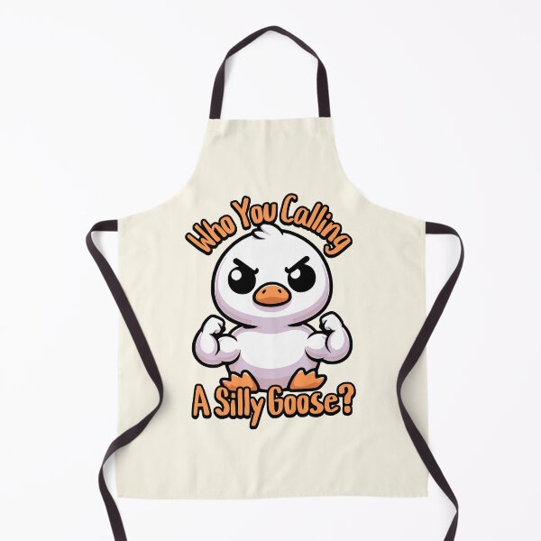 Item preview, Who You Calling Silly Goose! Cute Goose Pun designed and sold by PMCreative.