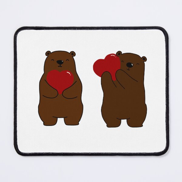 Item preview, Bears with hearts Valentines stickers designed and sold by ruelia.