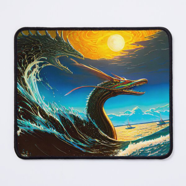 Item preview, Twin Tide Terror: Encounter the Majesty of the Two-Headed Sea Creature designed and sold by GrizzlyCollective.
