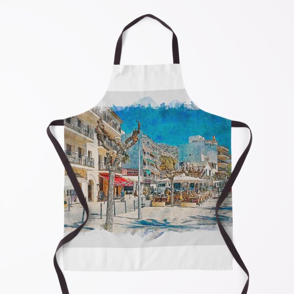 Item preview, Puerto Pollensa Mallorca Watercolour Effect designed and sold by GG WALL ART.