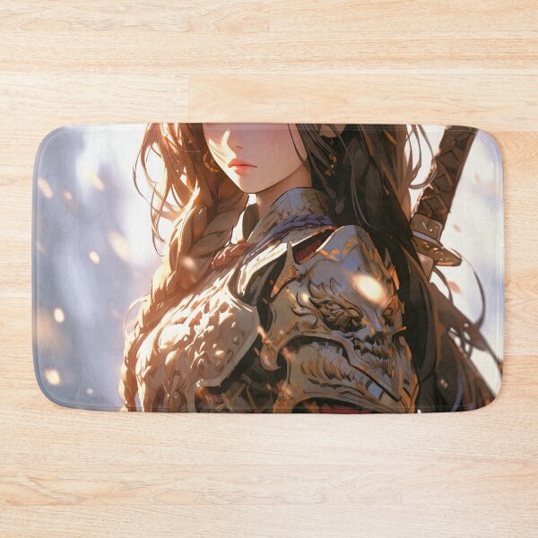 Item preview, Fierce Elegant Fantasy Warrior Anime Girl designed and sold by bubblegoth.