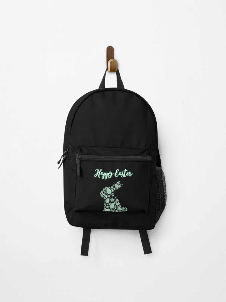 Thumbnail 1 of 3, Backpack, Happy Easter - Easter Rabbit designed and sold by DMHG.