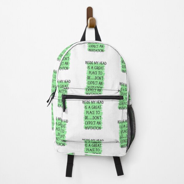 Item preview, Inside my head is a great place to be... Don't expect an invitation designed and sold by Culmika.