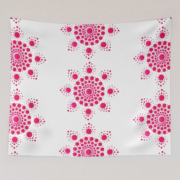 Item preview, Pink Dot Mandala Flower designed and sold by Cardiff Creative.