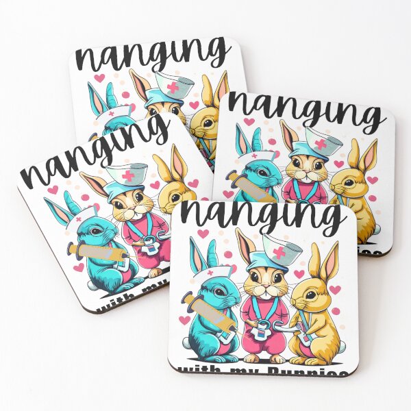 Item preview, hanging With My Bunnies Nurse Easter Day Nursing RN NICU designed and sold by Micro-dose.