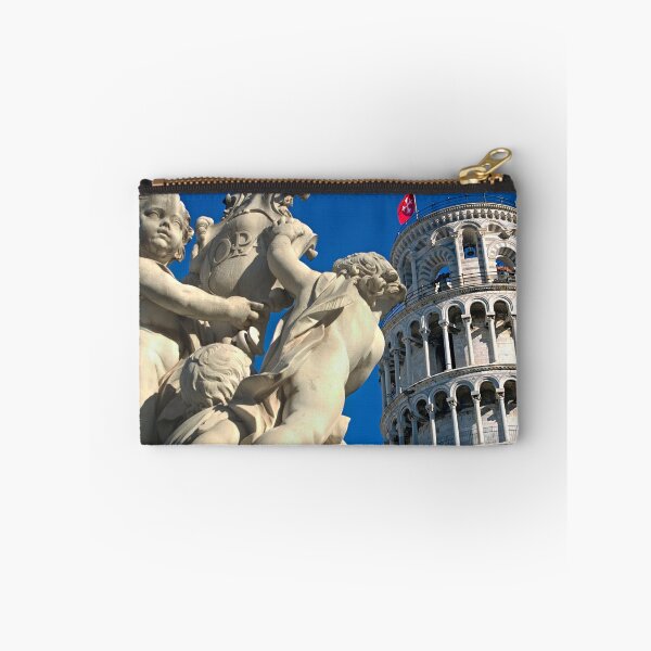 Item preview, At the Leaning Tower with the playing cherubs, Pisa, Italy. designed and sold by Postertale.