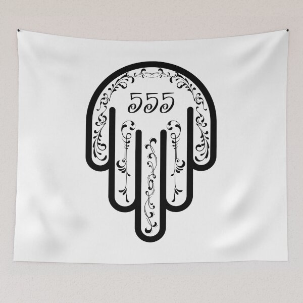 Item preview, 555 Angel Number Hamsa hand designed and sold by hamsasoul.