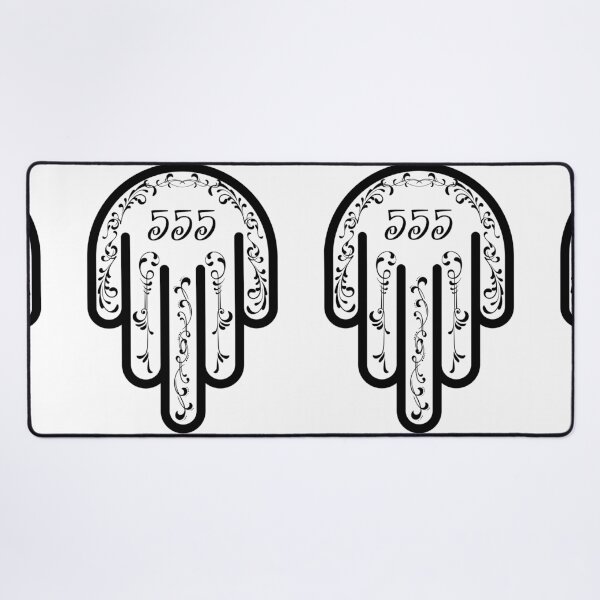 Item preview, 555 Angel Number Hamsa hand designed and sold by hamsasoul.