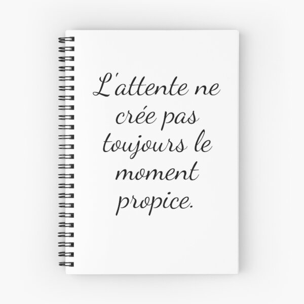 Item preview, Waiting doesn't always create the right moment. designed and sold by PourParlerMonde.