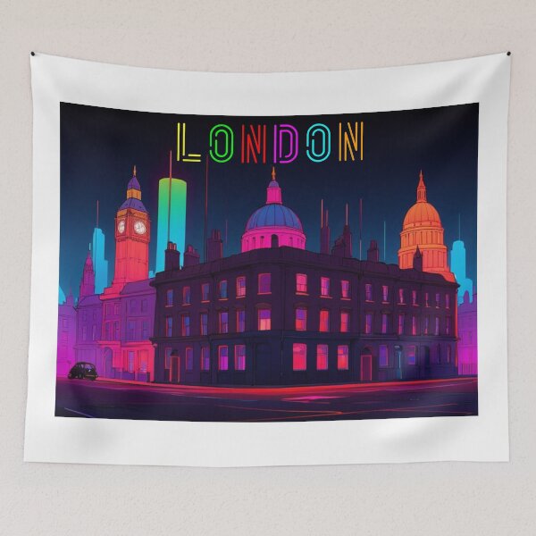 Item preview, Neon London Nightscape designed and sold by MadebyTommy.