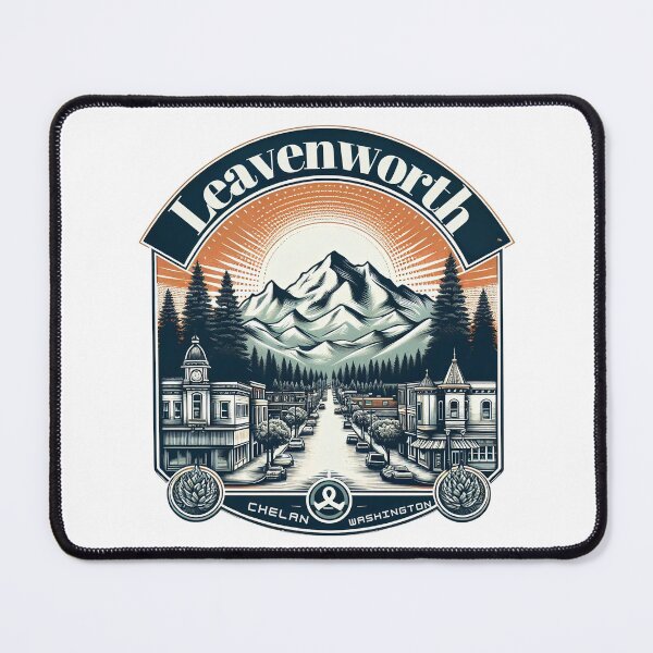 Item preview, Leavenworth: Discover the Charming Bavarian Architecture designed and sold by Digital Dreams Arts.