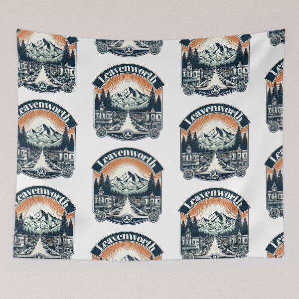 Item preview, Leavenworth: Discover the Charming Bavarian Architecture designed and sold by Digital Dreams Arts.