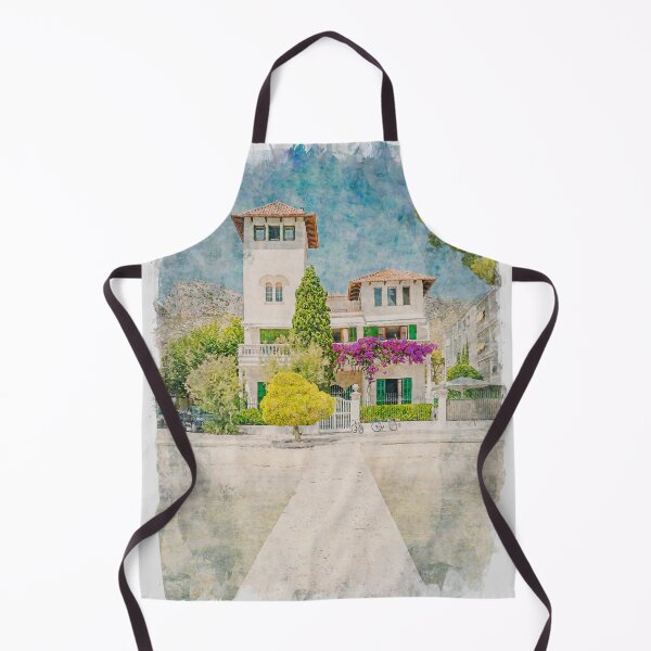 Item preview, Puerto Pollensa Mallorca Watercolour Effect designed and sold by GG WALL ART.