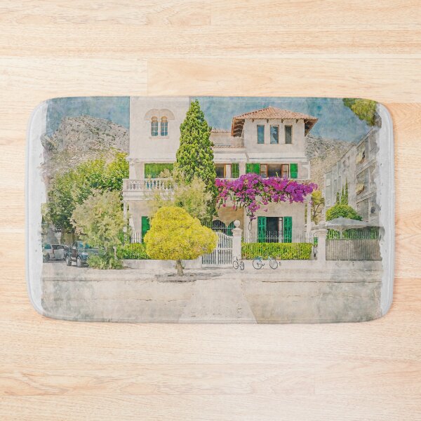 Item preview, Puerto Pollensa Mallorca Watercolour Effect designed and sold by GG WALL ART.