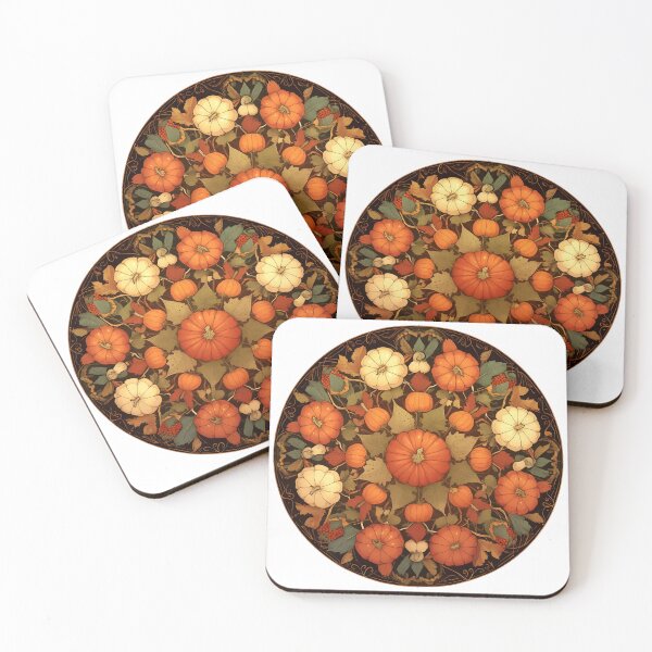 Item preview, Mandala with pumpkin designed and sold by HappyStickBike.