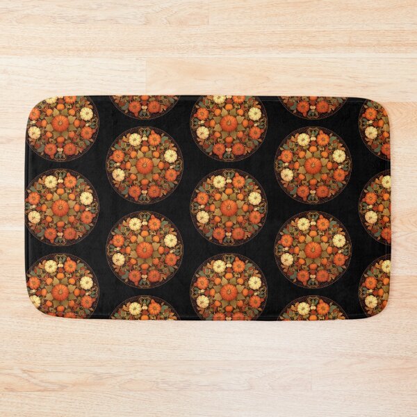 Item preview, Mandala with pumpkin designed and sold by HappyStickBike.